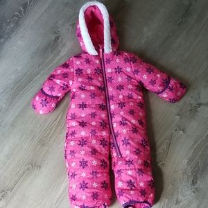 PINK PLATINUM SNOWSUIT